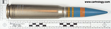 30 x 173mm GAU-8/A TP PGU-15/B United States  profile view.