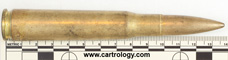 .50 BMG Dummy  Argentina 19 A.A.C.A.M. 67 F.M. profile view.