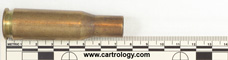 .50 BAT New Unprimed Empty  Argentina FLB 78 12,7x99 profile view.