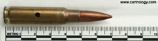 7.62mm pre-NATO Intermediate Case Dummy T70E? United States F A * 48 profile view.