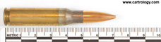 7.62mm NATO Ball (Match)  United States LC 72 MATCH profile view.