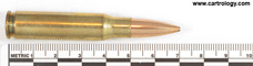 7.62mm NATO Ball (Match)  United States FC 308 WIN profile view.