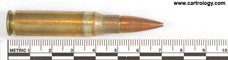7.62mm NATO Ball M59 United States ⊕ FA 58 profile view.