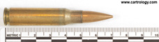 7.62mm NATO Ball (Standard) M80 United States ⊕ FA 63 profile view.
