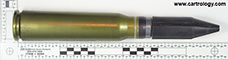 30 x 173mm GAU-8/A APDS  United States (white ink) 28107310-W USE81E007-092 (black marker) 14 profile view.