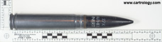 27 x 145mm B APHEI (Inert)  France 27x145DM1001 LOSMR-2-007-X profile view.