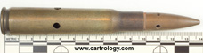 .50 BMG Dummy  Unknown  profile view.