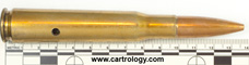 .50 BMG Dummy M2 United States F A 43 profile view.