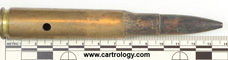 .50 BMG Dummy M2 United States F A 53 profile view.