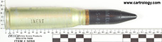 20 x 102mm Dummy  United States  profile view.