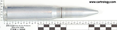20 x 102mm Dummy M51E4 United States  profile view.