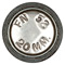 20 x 110mm HS Dummy  Belgium FN 52 20MM. head view.