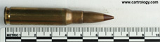 7.62mm NATO Tracer #10 United Kingdom K 61 L5A1 profile view.