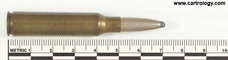 6.5 x 52mm Carcano Ball  Italy SMI 939 profile view.
