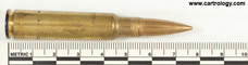 7.5 x 55mm Schmidt-Rubin AP  Switzerland TB 4 T 45 profile view.