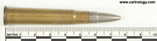 .303 British Incendiary MK IV United Kingdom R^L 1938 B IV profile view.