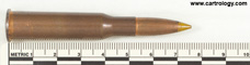 7.62 x 54mm R Ball (D)  Soviet Union 188 Г profile view.
