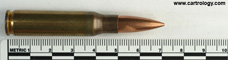 7.62mm NATO Ball (Match) M118 United States LC 66 NM profile view.
