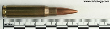 7.62mm NATO Ball M80 Venezuela CAVIM 83 profile view.