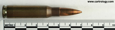 7.62mm NATO Ball NM60 Norway ⊕ 89-RA-75 profile view.