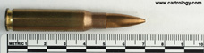 7.62mm NATO Ball  Austria ÖJP I 63 profile view.