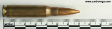 7.62mm NATO Ball  Netherlands 7.62x51 NWM 0-60 profile view.