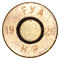 7.65 x 53mm Mauser Blank  Argentina FyA 19 H.P. 26 head view.