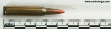 5.56 x 45mm Tracer  Yugoslavia IK-84 5.56 profile view.