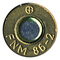 5.56 x 45mm Ball  Portugal ⊕ FNM 86-2 head view.