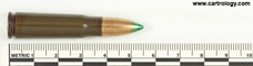 7.62 x 39 mm Tracer  Poland 343 60 profile view.