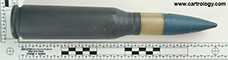 30 x 165mm Philco TP (Inert)  United States  profile view.