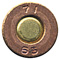 7.62 x 39 mm Blank  China 71 65 head view.