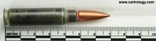 7.62mm pre-NATO Short Case Ball  United States  profile view.