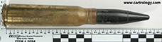 20 x 110mm USN Inert T114 United States FA 50 profile view.