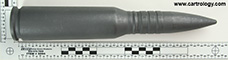30 x 165mm Philco Dummy  United States  profile view.