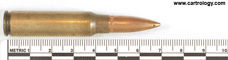 7.62mm pre-NATO Short Case Ball T65 United States F A 45 profile view.