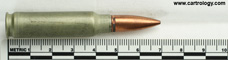 7.62mm pre-NATO Short Case Ball  United States  profile view.