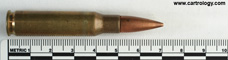 7.62mm NATO Ball M59 United States ⊕ FA 58 profile view.