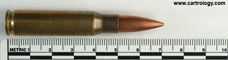 7.62mm NATO Ball (Match) XM118 United States LC 63 MATCH profile view.