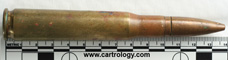 .50 BMG Ball  Belgium FN 12.7 79 profile view.